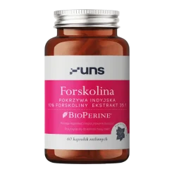 Uns Forskolina + Bioperine, kapsułki, 60 szt.