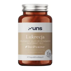 Uns Lukrecja + Bioperine, kapsułki, 60 szt.