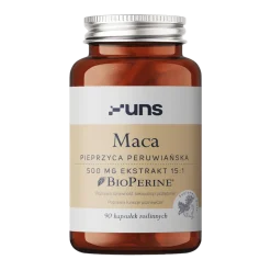Uns Maca + Bioperine, kapsułki, 90 szt.