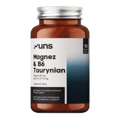Uns Magnez & B6 Taurynian, kapsułki twarde, 90 szt.