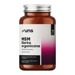 Uns MSM Siarka organiczna, kapsułki twarde, 90 szt.