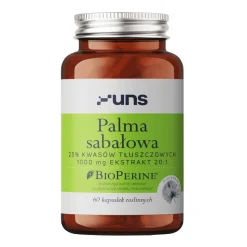 Uns Palma sabałowa + Bioperine, kapsułki, 60 szt.