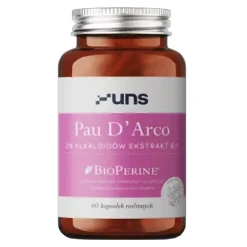Uns Pau d'Arco + Bioperine, kapsułki, 60 szt.