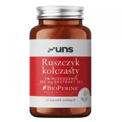 Uns Ruszczyk Kolczasty + Bioperine, kapsułki, 60 szt.