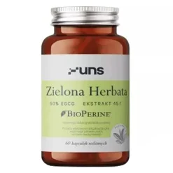 Uns Zielona herbata + Bioperine, kapsułki twarde, 60 szt.