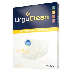 UrgoClean, opatrunek, 10 cm x 10 cm, 1 szt. (z opakowania wielosztukowego)