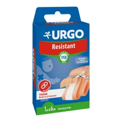 Urgo Resistans, wytrzymały plaster z opatrunkiem, 1 m x 6 cm, 1 szt.