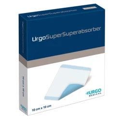 UrgoSuperSuperabsorber, opatrunek, 10 cm x 10 cm, 1 szt. (z opakowania wielosztukowego)