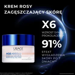 Uriage Age Absolu Rose, krem zagęszczający skórę, 50 ml