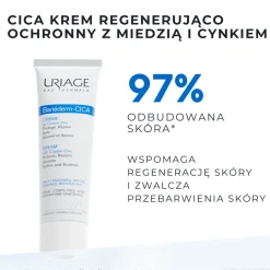 Uriage Bariederm CICA, krem regenerujący z Cu-Zn, 40 ml