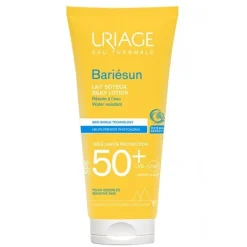 Uriage Bariesun, jedwabiste mleczko do skóry wrażliwej SPF 50+, 100 ml