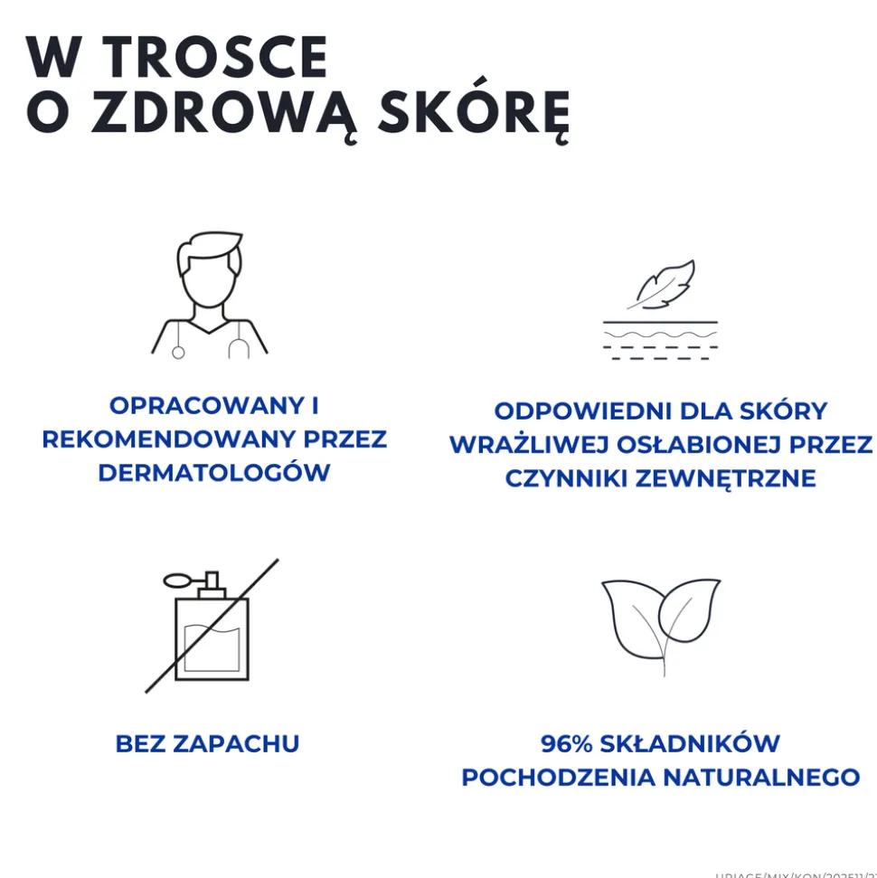 Uriage Cica Daily, krem - koncentrat odbudowujący, 50 ml
