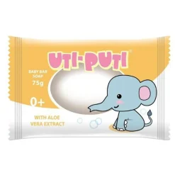 Uti-Puti, mydło w kostce dla dzieci z ekstraktem z aloesu, 75 g