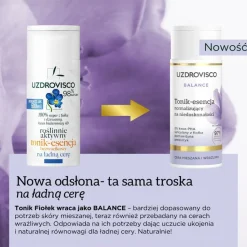 Uzdrovisco Balance, tonik-esencja normalizująca na niedoskonałości,150 ml