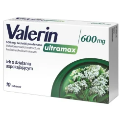 Valerin ultramax, 600 mg, tabletki powlekane, 10 szt.