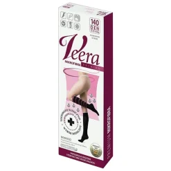 Veera Mikrofibra Premium, podkolanówki uciskowe, mikrofibra,140 DEN, czarny, rozmiar S
