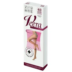 Veera Przeciwżylakowa, podkolanówki uciskowe, 40 DEN, karmel, rozmiar 1/2 (35-38)