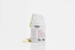 Veoli Botanica But First Sunscreen, nawilżająco-łagodzący krem ochronny SPF 50+, 50 ml