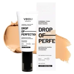 Veoli Botanica Drop Of Perfection SPF 20, wygładzająco-kryjący krem BB do skóry tłustej i mieszanej, 3.0 W Golden Beige, 30 ml