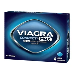 Viagra Connect Max, 50 mg, tabletki powlekane, 4 szt.