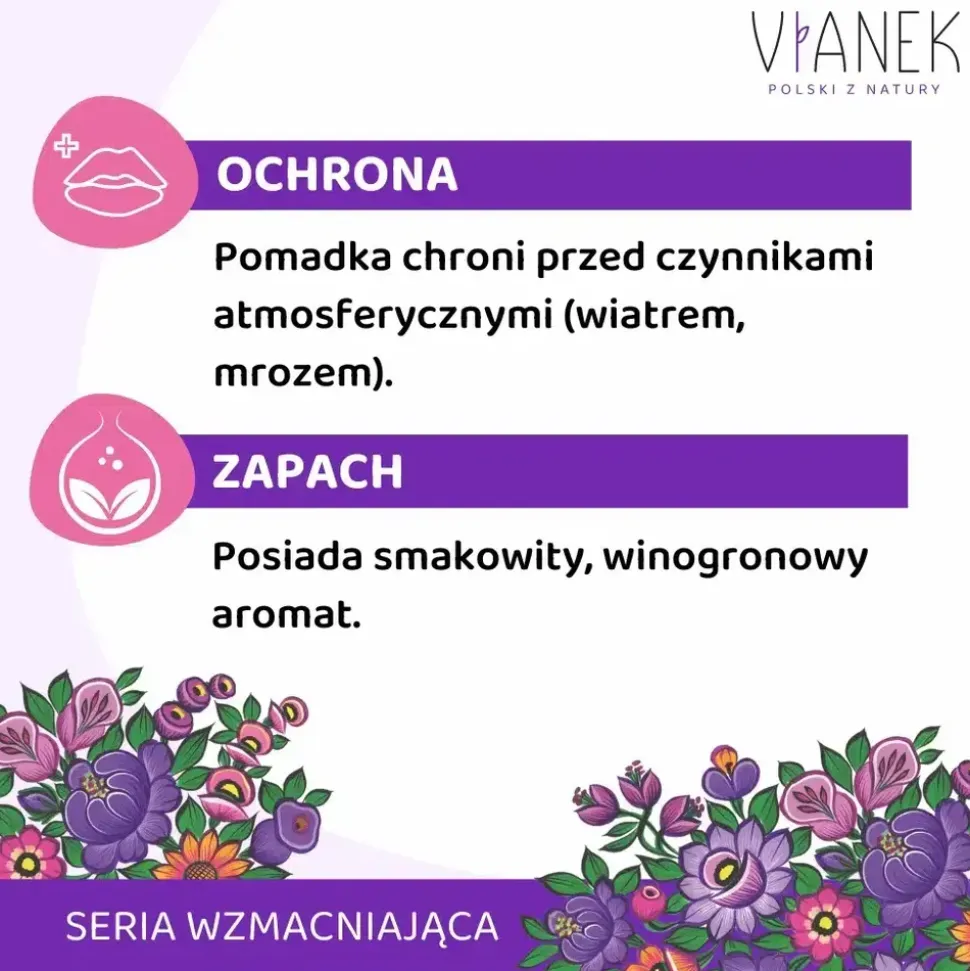Vianek, kojąca pomadka ochronna, 4,6 g