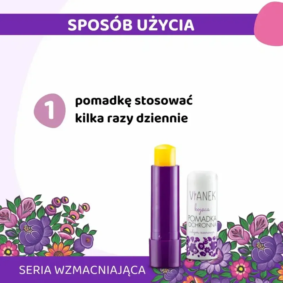 Vianek, kojąca pomadka ochronna, 4,6 g