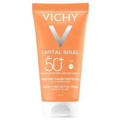 Vichy Capital Soleil, krem aksamitny do twarzy SPF 50+, 50 ml
