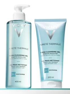 Vichy Purete Thermale, żel odświeżający do mycia twarzy, 400 ml