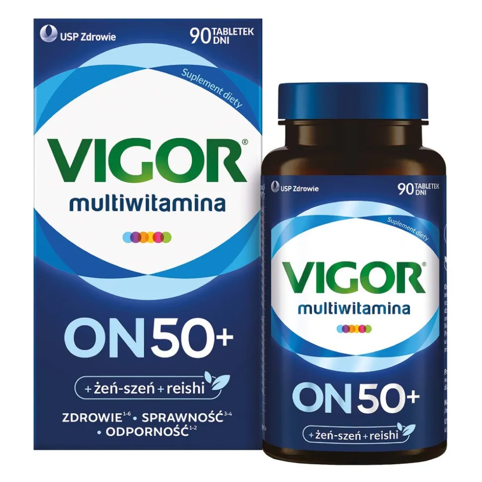 Vigor Multiwitamina ON 50+, tabletki, 90 szt.