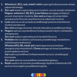 Vigor multiwitamina ON 50+ zestaw witamin i minerałów z żeń-szeniem i reishi, tabletki, 60 szt.