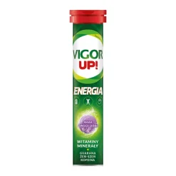 Vigor Up! Energia, smak owoce leśne, tabletki musujące, 20 szt.