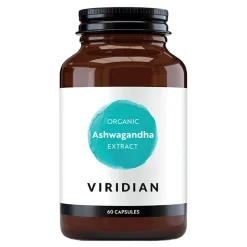Viridian, Ekologiczna Ashwagandha, kapsułki, 60 szt.