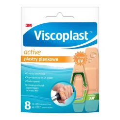 Viscoplast Active, plastry piankowe, 8 szt.