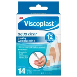 Viscoplast Aqua Clear, wodoszczelne plastry, 14 szt.