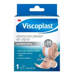 Viscoplast, elastyczny plaster do cięcia, uniwersalny, 1 m x 6 cm, 1 szt.