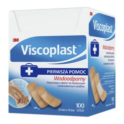 Viscoplast Wodoodporny, plastry, 72 mm x 19 mm, 100 szt.