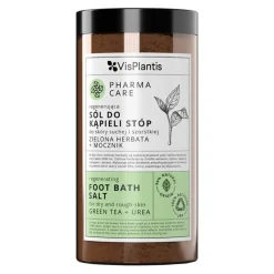 Vis Plantis Pharma Care, sól do kąpieli stóp, zielona herbata + mocznik, 560 g