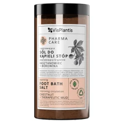 Vis Plantis Pharma Care, sól do kąpieli stóp, kasztanowiec+borowina, 560 g
