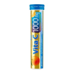 Vita C 1000 mg Activlab Pharma, tabletki musujące, smak pomarańczowy, 20 szt.