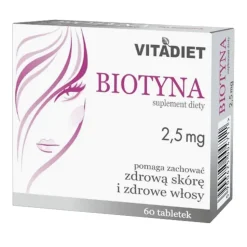 VitaDiet Biotyna 2,5 mg, tabletki, 60 szt.