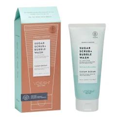 Voesh, cukrowy peeling myjący, clean ocean, 210 g