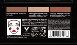 Wibo 3 Steps to Perfect Face, paleta do konturowania, dark, 10 g