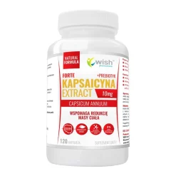 Wish Kapsaicyna Extract Forte 10 mg + Prebiotyk, kapsułki, 120 szt.