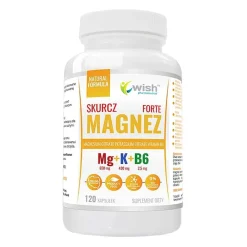 Wish Magnez Skurcz Forte + Potas + B6, kapsułki, 120 szt.