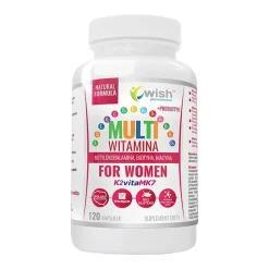 Wish Multiwitamina dla kobiet + Prebiotyk, kapsułki, 120 szt.