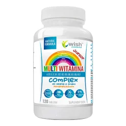 Wish Multiwitamina Junior, tabletki do ssania, 120 szt.