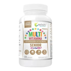 Wish Multiwitamina Senior + Prebiotyk, kapsułki, 120 szt.