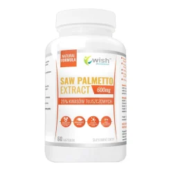 Wish Saw Palmetto Extract 600 mg, kapsułki, 60 szt.