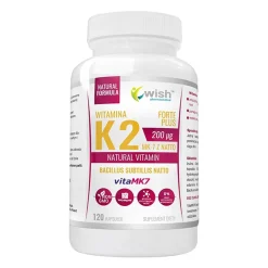 Wish Witamina K2 MK-7 Forte Plus, kapsułki, 120 szt.