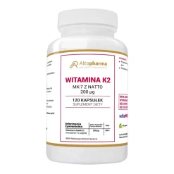 Witamina K2 MK-7 z NATTO 200mcg, kapsułki, 120 szt.